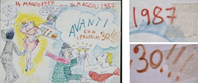 Antonio Mirabile fellini dessin contemporain stylo-feutre