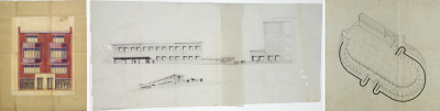 Antonio Mirabile architecture drawings centre pompidou mnam-cci